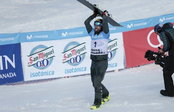 Sport Temps - Dorsales de Snowboard - Lucas Eguibar en Sierra Nevada